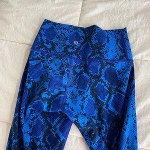 Lululemon wunder under high waisted leggings